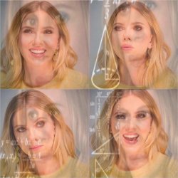 Scarlett Johansson calculating Meme Template