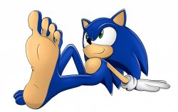 Sonic Foot Meme Template
