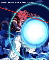 Gogeta ssj4 template Meme Template