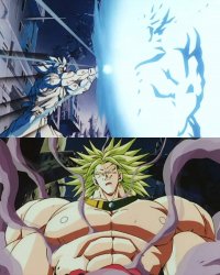 Invincible Broly Meme Template