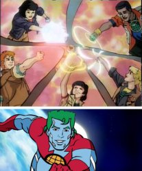 Captain Planet Powers Combined Meme Template