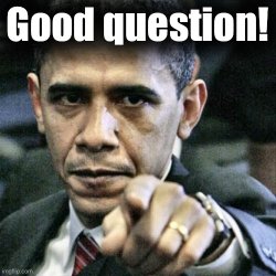 Obama good question Meme Template