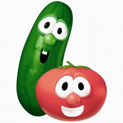 Veggie Tales Bob & Larry Meme Template