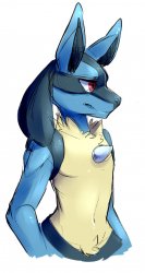 Lucario Meme Template