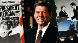 Ronald Reagan crushing win Meme Template