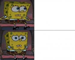 Spongebob wondering conscious Meme Template