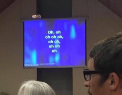 Lazy Church Lyrics Meme Template