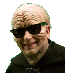 Emperor Palpatine sunglasses transparent Meme Template