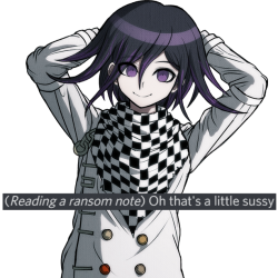 Kokichi oh that's a little sussy Meme Template