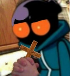 Whitty With A Holy Cross Meme Template