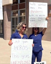 Nurses Protest Meme Template