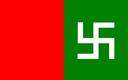 Swastika flag Meme Template