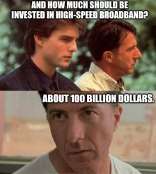 Rainman about $100 billion #2 Meme Template