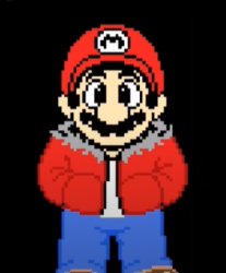Mario Happy Meme Template