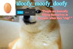 aloofy moofy template Meme Template