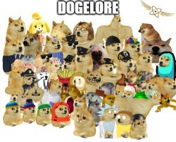 The Dogelore Audience Upscale - Classic Version Meme Template