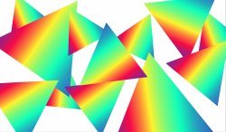 Triangle bg Meme Template