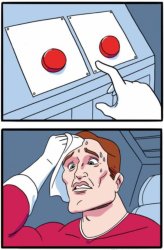Elegir entre dos botones Meme Template