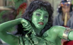 Susan Oliver, the original Star Trek Green girl Meme Template