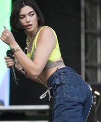 Dua Lipa booty Meme Template