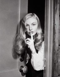 Veronica Lake shhh Meme Template