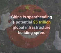 China infrastructure laughing at us sad so sad Meme Template