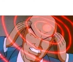 Anime guy brain waves Meme Template
