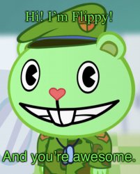 Flippy loves you! Meme Template