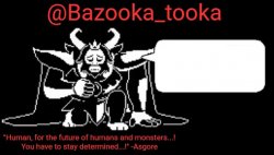 Bazooka's ASGORE temp #1 Meme Template