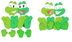 Frogs Tickled Meme Template