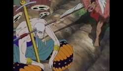 Kamakiri stabbing Enel Meme Template