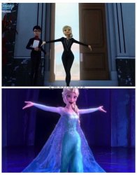 Amelie Graham de Vanily Elsa Impression Meme Template