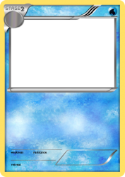 Pokémon Trading Card Stage 2 Water Meme Template