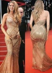 Blake Lively front & back Meme Template