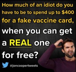Fake vaccine cards Meme Template