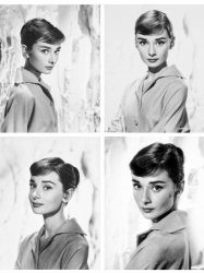 Audrey Hepburn montage Meme Template