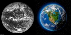 Earth before and Earth after Meme Template