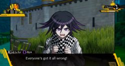 everyone has it wrong! Kokichi Meme Template