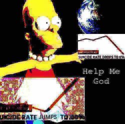 Homer Lisa suicide rate Meme Template