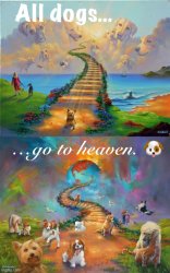 All dogs go to heaven Meme Template