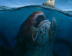 Sea Monster Eating Boat Meme Template