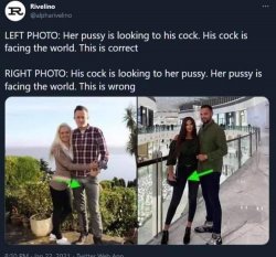 Her pussy his dick Meme Template