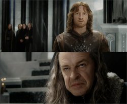 Denethor dissapointed in Faramir Meme Template