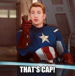 Captain America That's Cap! Meme Template