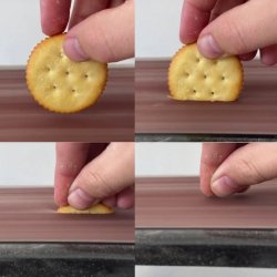 Crushing a ritz cookie Meme Template