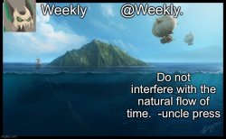 Weekly.’s announcement temp Meme Template