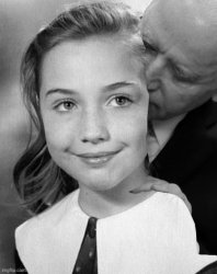 Joe Biden sniffing young Hillary Meme Template