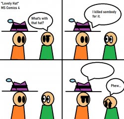 MS Comics 4 "Lovely Hat" Meme Template