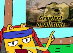 Wubbzymon greatest of all time Meme Template