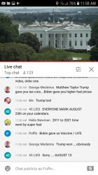 EarthTV WH chat 7-15-21 #84 Meme Template